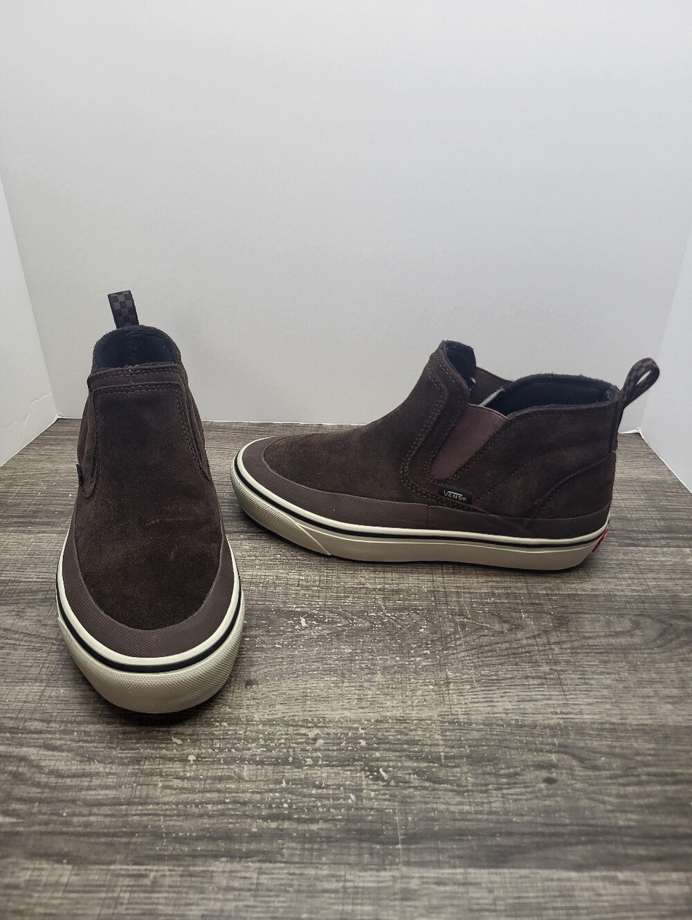 Vans Mid Slip Mountain Edition MTE Brown Suede Women's Size 7.5